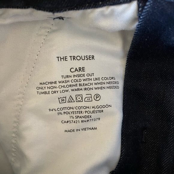 Wide leg high waist denim jean trouser Talbots NWT Sz 0 - Picture 10 of 11